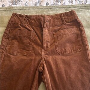 a.n.a Women’s High Rise Tan Corduroy Flares